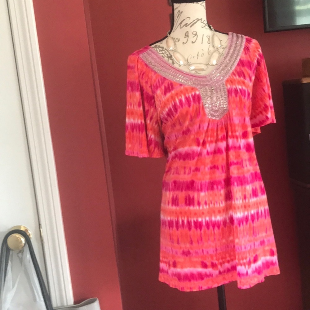 Multicolored blouse w/ some embellishments